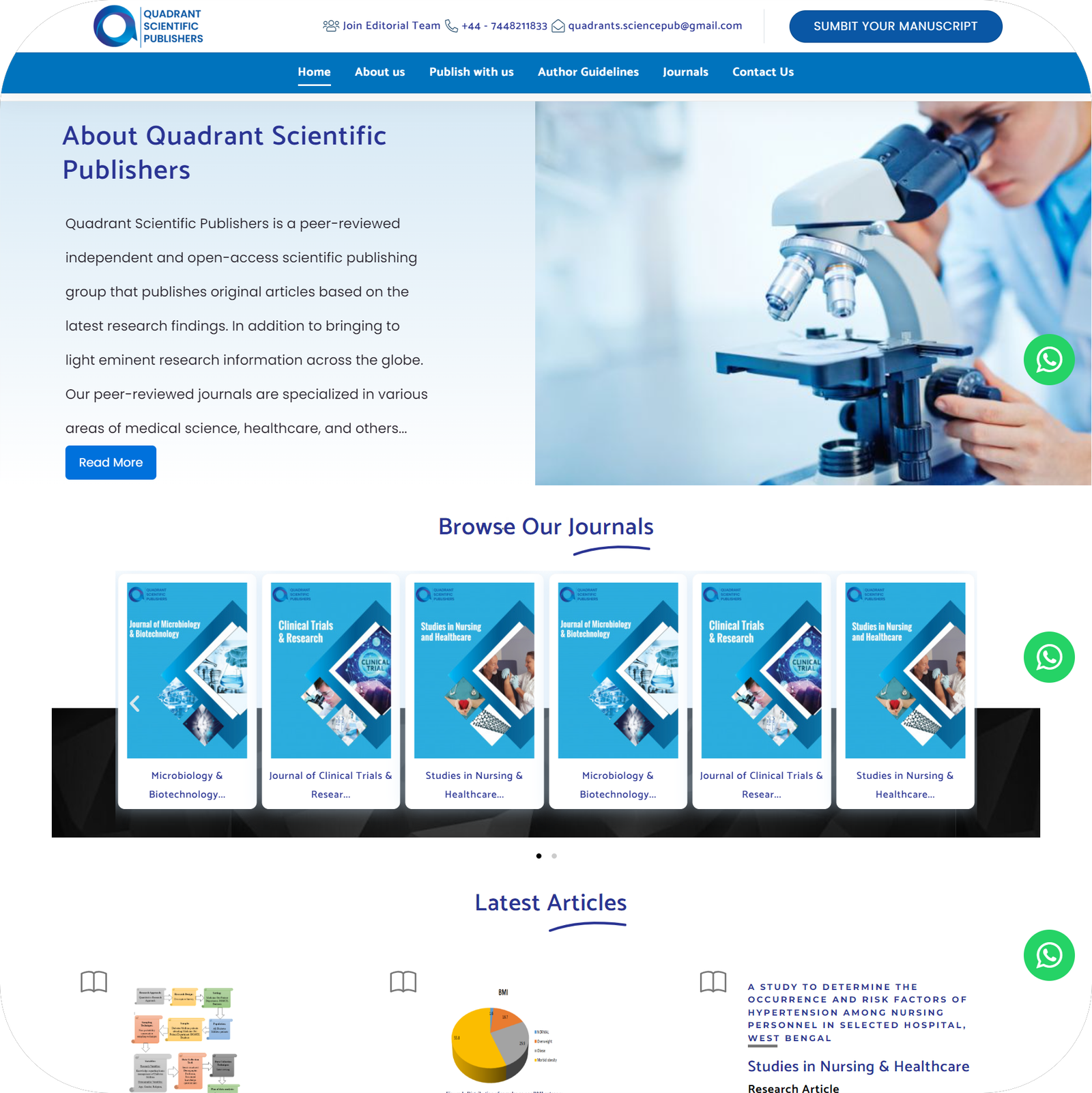 Quadrant Scientific Publishers