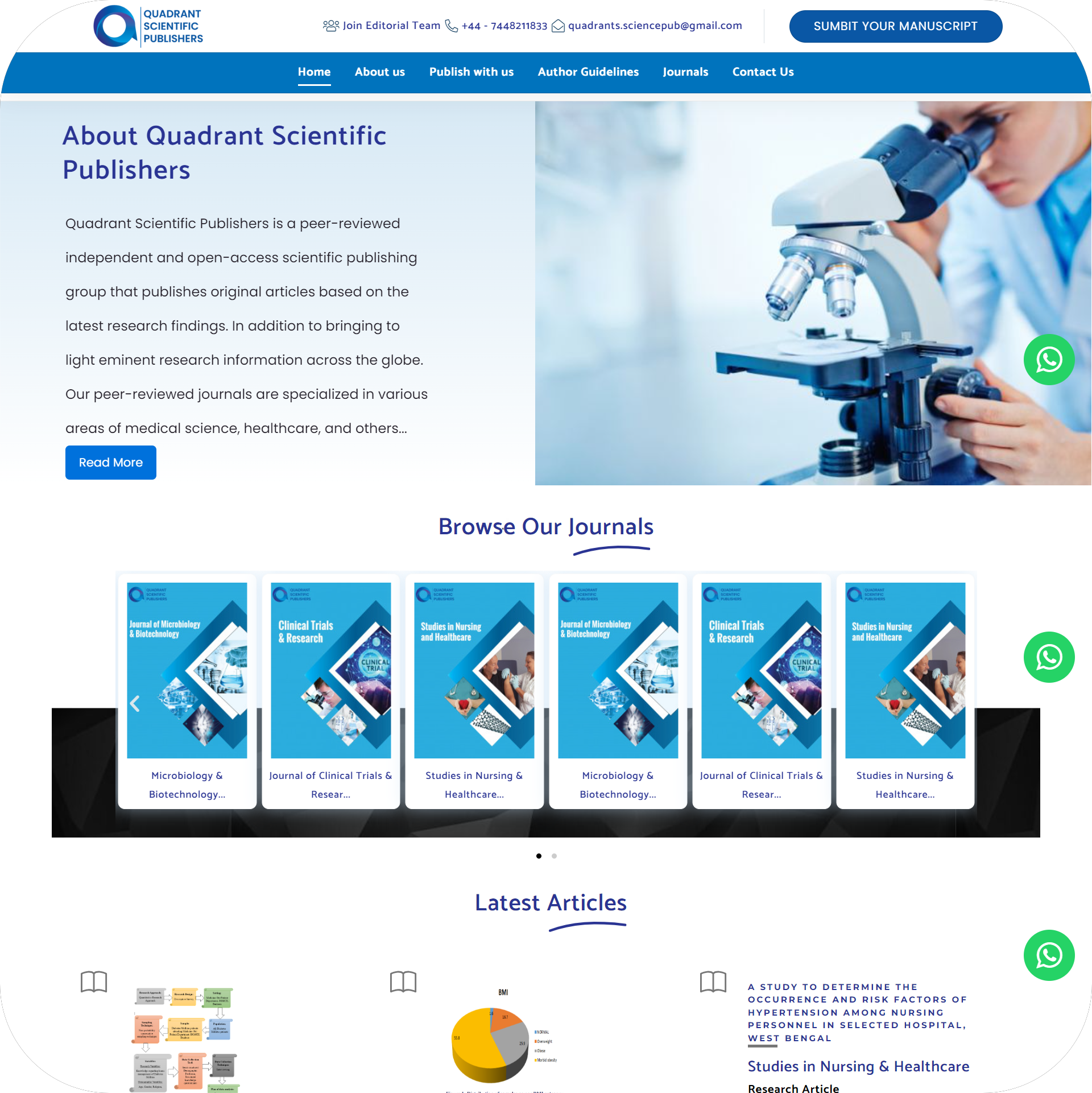 Quadrant Scientific Publishers